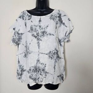 Bellambia Tie Dye Linen Blouse